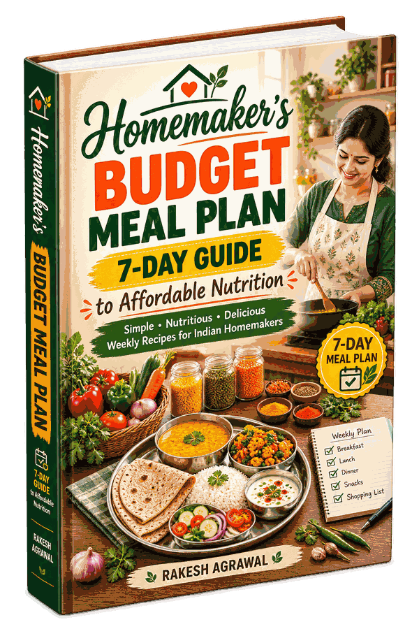 Homemaker's Budget Meal Plan: 7-Day Guide to Affordable Nutrition ebook cover by Rakesh Agrawal